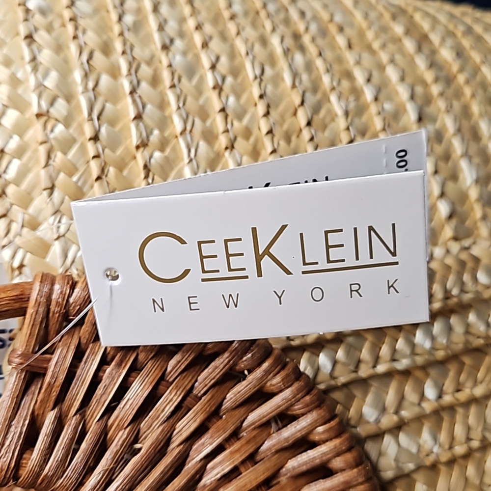 CeeKlein Straw Tote Nwt - Picture 4 of 4